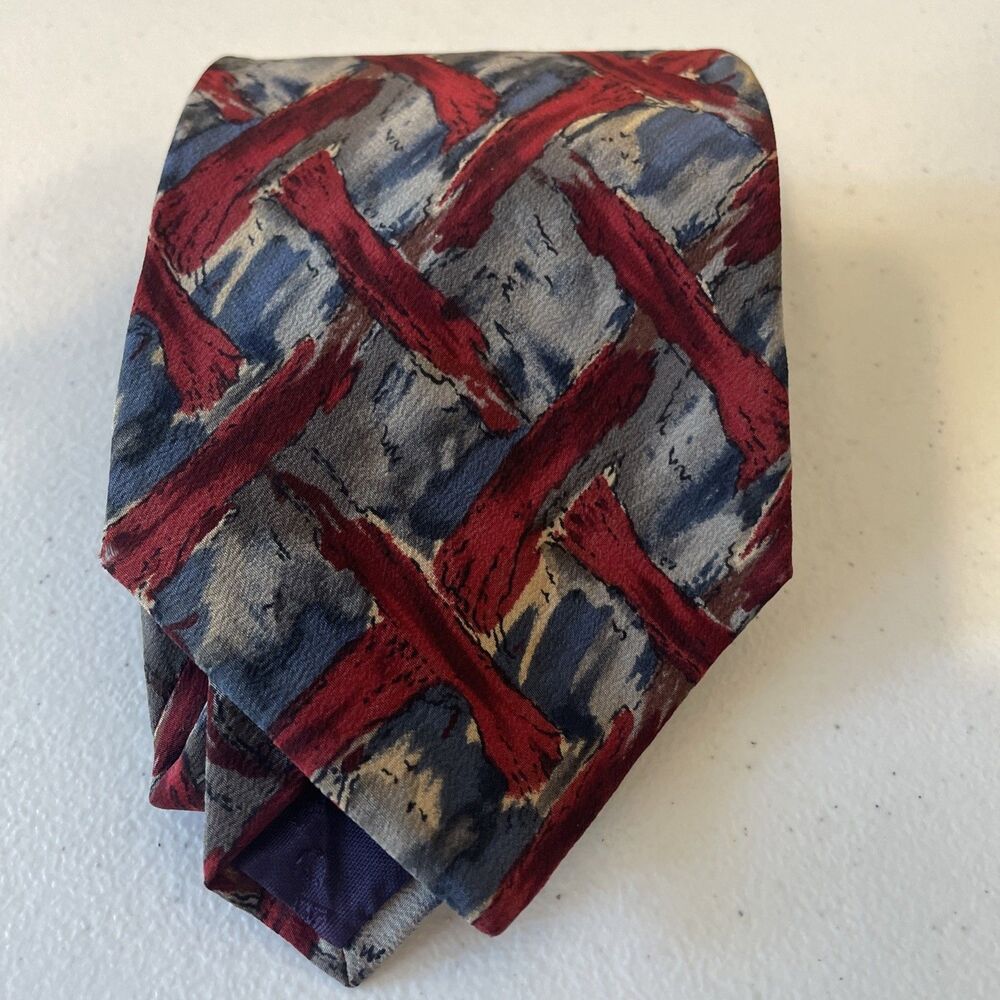 J. Garcia Silk Tie Tree Trunk Collection 7 60” Men's Necktie